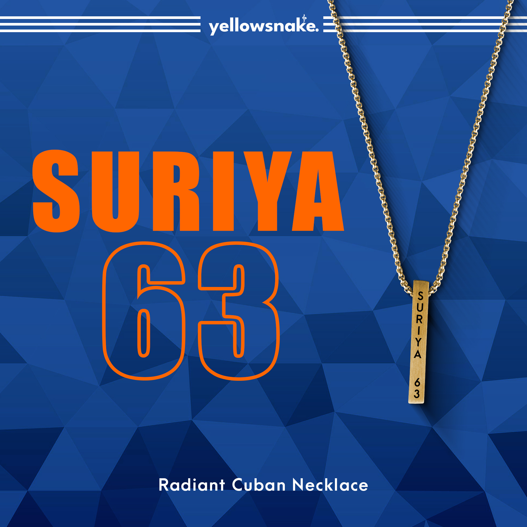 Surya 63 Cuban Necklace  | Pure Stainless Steel
