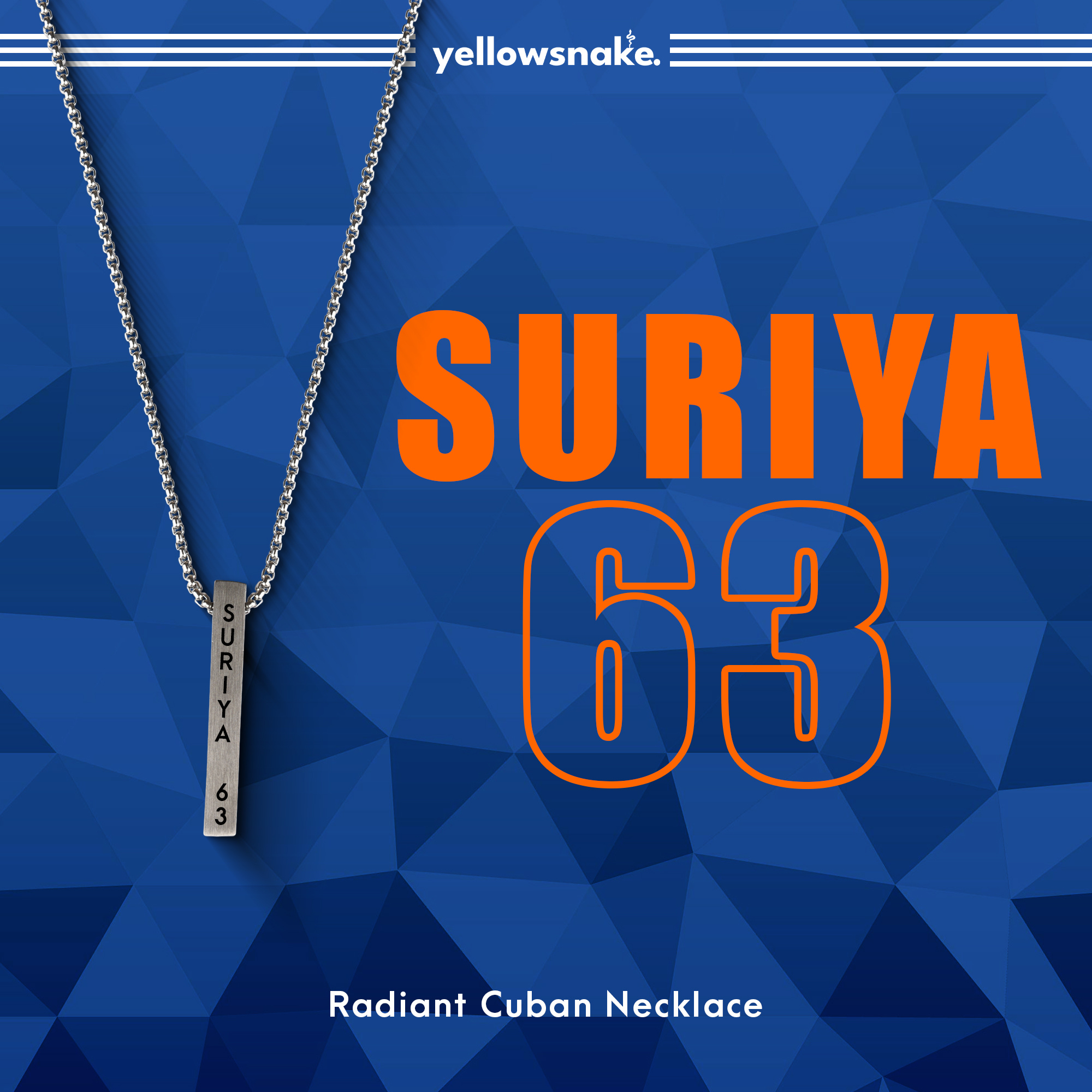 Surya 63 Cuban Necklace  | Pure Stainless Steel