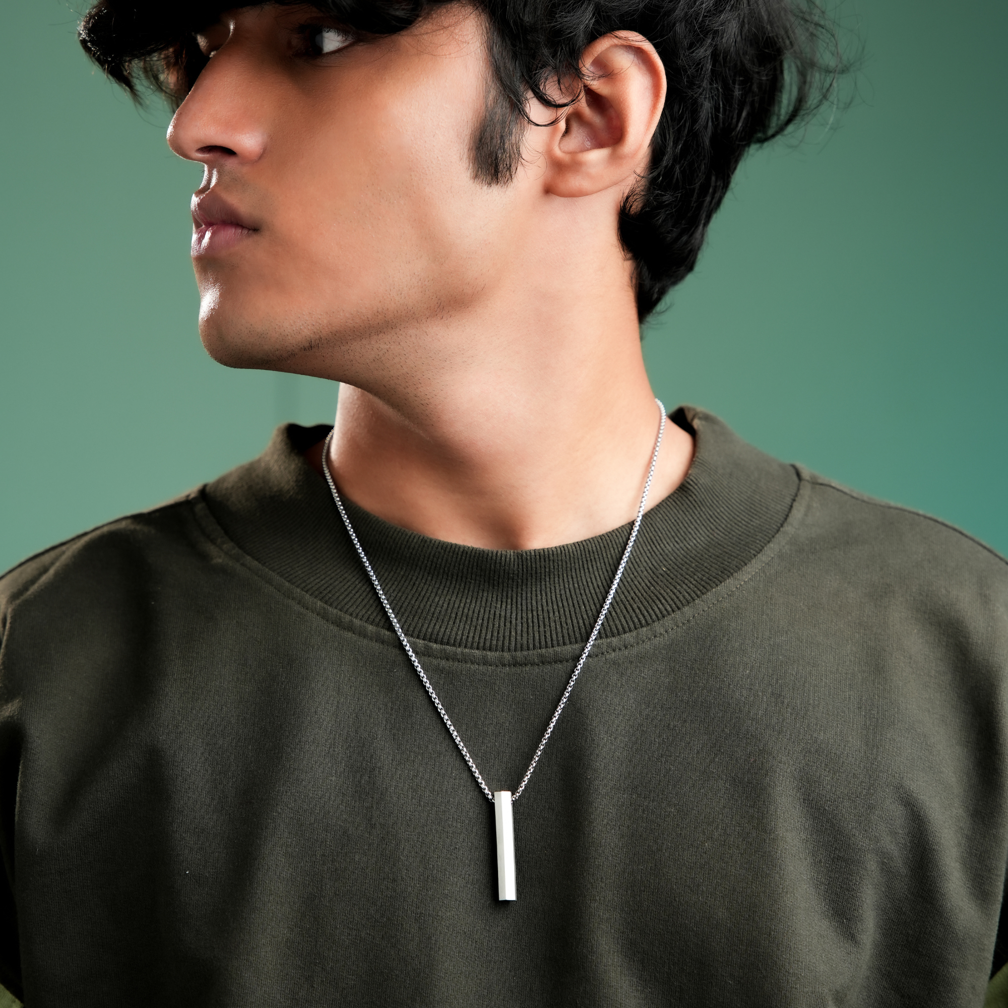 Hexa Serenity Cuban Necklace | Pure Stainless Steel