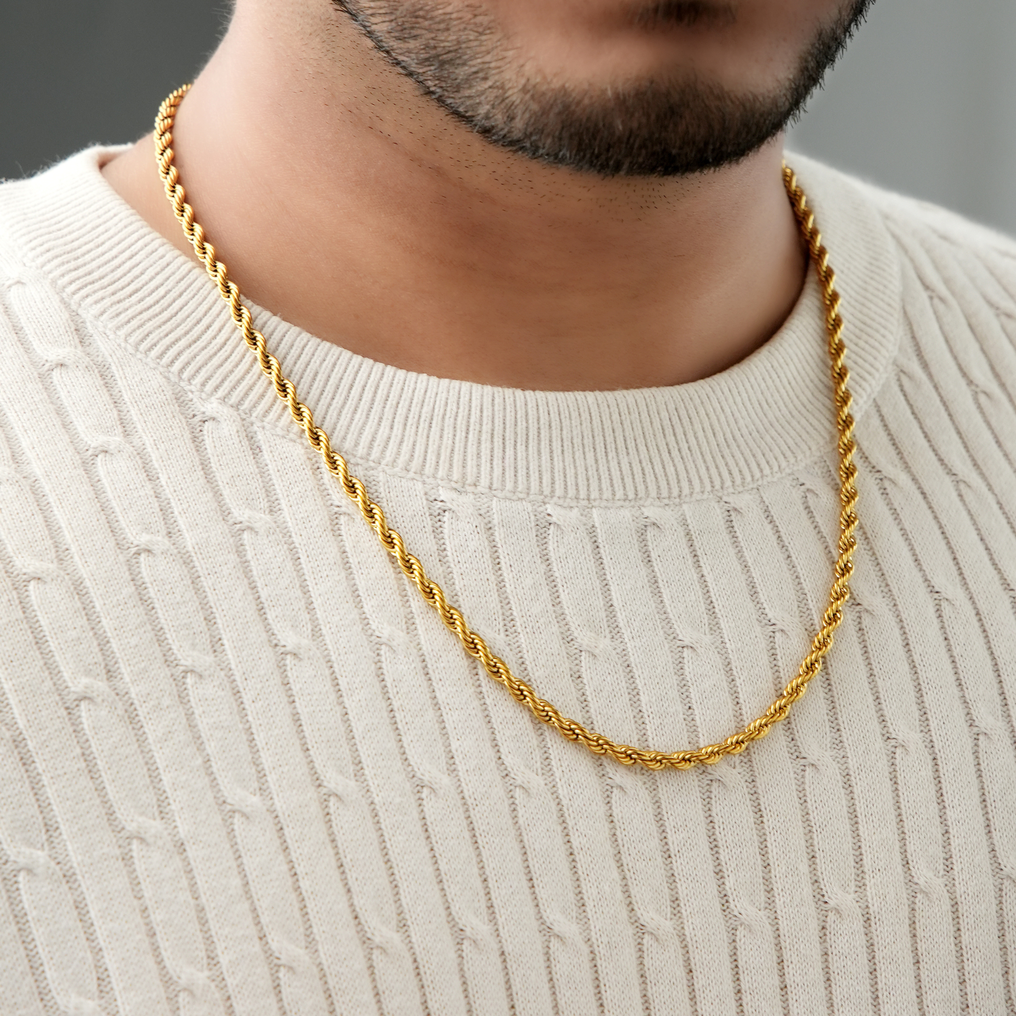 Classic Rope Chain | Pure Stainless Steel